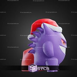Life Size Christmas Gengar STL Files