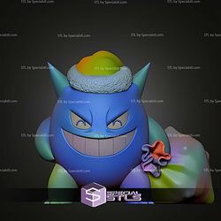 Life Size Christmas Gengar STL Files