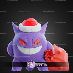 Life Size Christmas Gengar STL Files