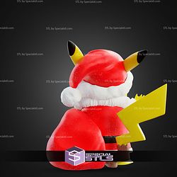 Life Size Christmas Pikachu STL Files