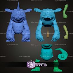 Life Size Gabumon STL Files