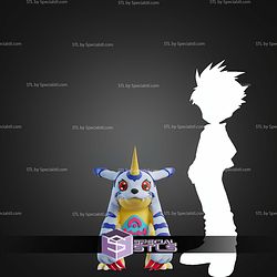 Life Size Gabumon STL Files
