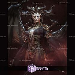 Lilith Blood Wings and Damnation STL Files