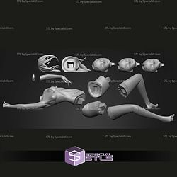 Lingerie Reze and Makima STL Files