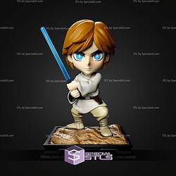 Luke Skywalker Lightsaber Chibi STL Files