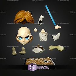 Luke Skywalker Lightsaber Chibi STL Files