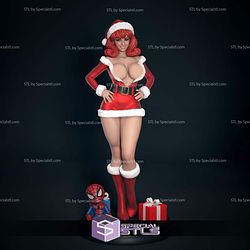 Mary Jane as Mrs Claus Pinup NSFW STL Files