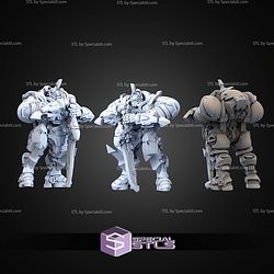 Midknight Heroes Expansion Superchibi Manapath STL Miniatures