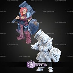 Midknight Heroes Expansion Superchibi Manapath STL Miniatures