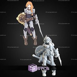 Midknight Heroes Expansion Superchibi Manapath STL Miniatures