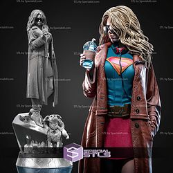 Milly Alcock Supergirl and Krypto STL Files