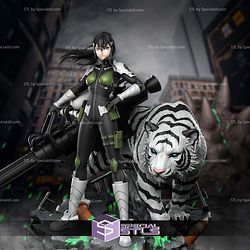 Mina Ashiro and Bakko 300mm Kaiju no 8 STL Files