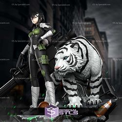 Mina Ashiro and Bakko 300mm Kaiju no 8 STL Files