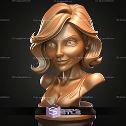 Mini Bust Character Collection STL Cameron Diaz