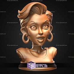 Mini Bust Character Collection STL Miley Cyrus