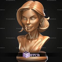 Mini Bust Character Collection STL Sandra Bullock