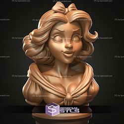 Mini Bust Character Collection STL Snow White