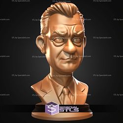Mini Bust Character Collection STL Tom Hanks
