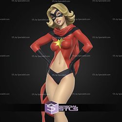 Ms Marvel Black Cat Various Version STL Files