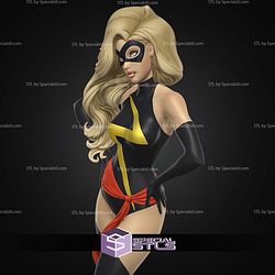 Ms Marvel Black Cat Various Version STL Files