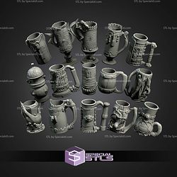 Mythic Mugs Bundle STL Files