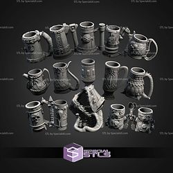 Mythic Mugs Bundle V2 STL Files