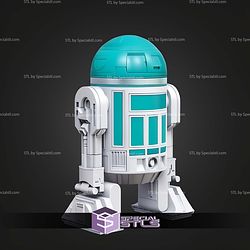 N0-AH Astromech Droid 1-12 STL Files