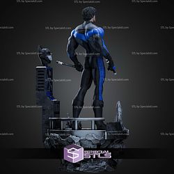 Nightwing Museum Pose on Base STL Files