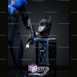 Nightwing Museum Pose on Base STL Files