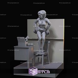 Passing Grade Pin Up STL Files