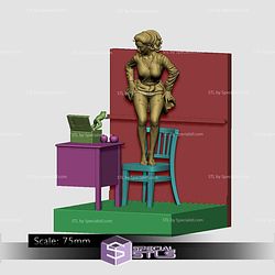 Passing Grade Pin Up STL Files