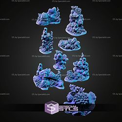 Pirates vs Cthulhu Campaign STL Miniatures