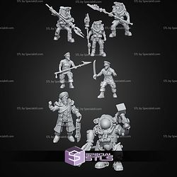 Pirates vs Cthulhu Campaign STL Miniatures