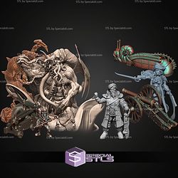 Pirates vs Cthulhu Campaign STL Miniatures