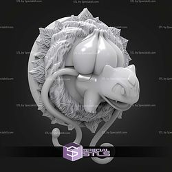 Pokemon Magnet Wall Decord Bulbasaur STL