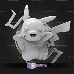 Pokemon Magnet Wall Decord Pikachu STL