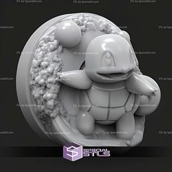 Pokemon Magnet Wall Decord Squirtle STL