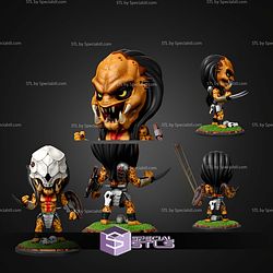 Predator Prey Chibi STL Files
