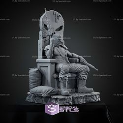 Punisher on Throne STL Files