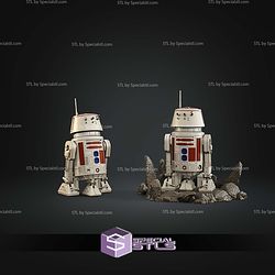 R5-D4 Starwars 182mm STL Files