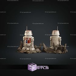 R5-D4 Starwars 182mm STL Files