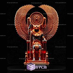 Ra God of the Sun Throne STL Files
