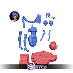 Reze Lady 210mm STL Files