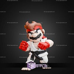 Ryu Super Mario Mashup STL Files