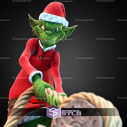 Santa and Grinch Scene STL Files
