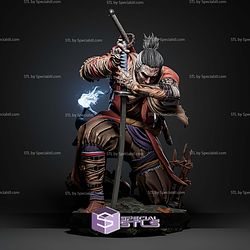 Sekiro Shadows Die Twice Warrior STL Files