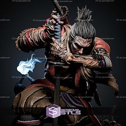Sekiro Shadows Die Twice Warrior STL Files