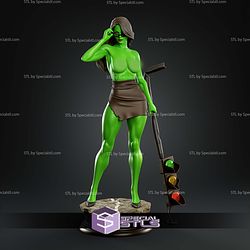 She Hulk Traffic Light NSFW 3D Printer Files
