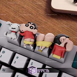 Shin Chan Keycap STL Files