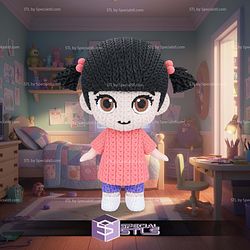 Super Basic STL Knitted Boo Monster Inc